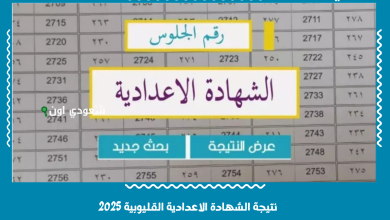 نتيجة الشهادة الاعدادية القليوبية