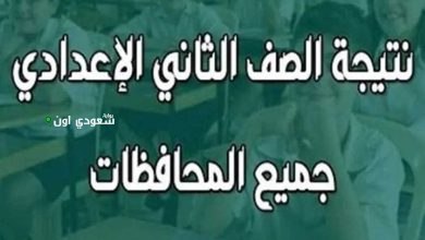 نتيجة الصف الثاني الإعدادي بالجيزة