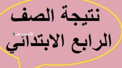 نتيجة الصف الرابع الابتدائي 2025 الترم الثاني