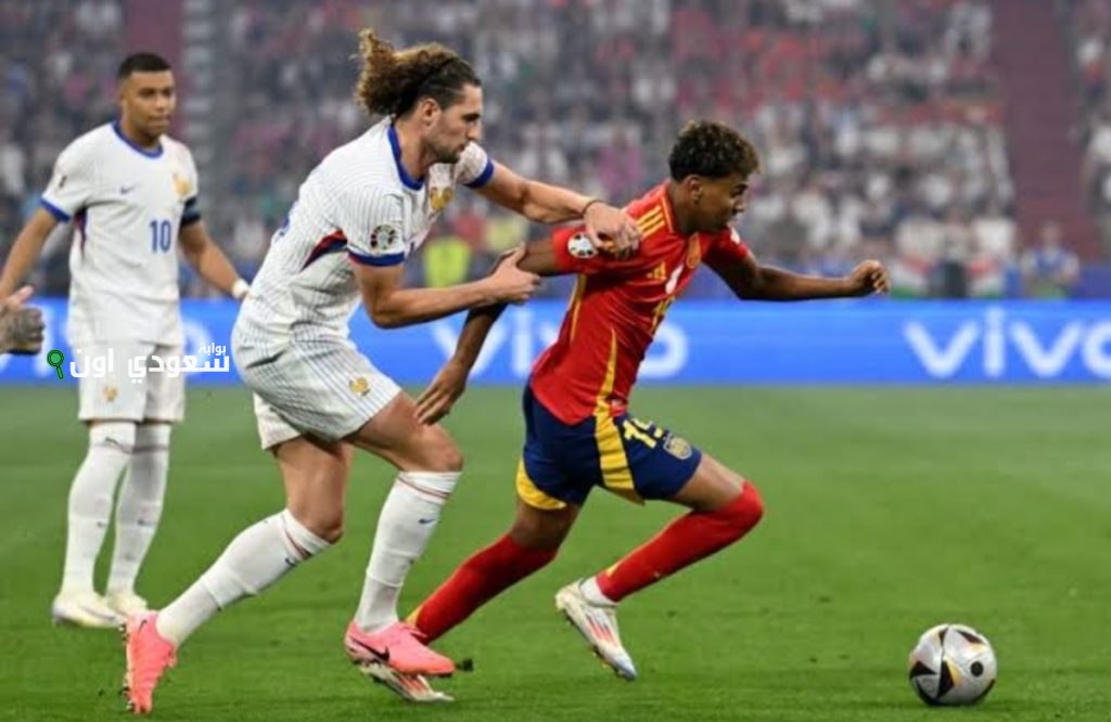 إسبانيا تتفوق على فرنسا بهدفين في الشوط الأول ضمن بطولة دوري الأمم الأوروبية