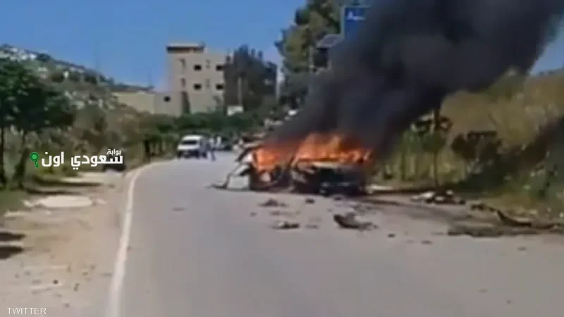 مقتل شخص جراء قصف سيارة في جنوب لبنان بواسطة طائرة مسيّرة إسرائيلية
