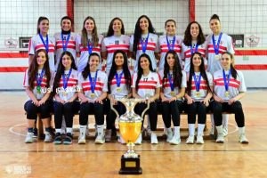 فريق سيدات الكرة الطائرة بنادي الزمالك