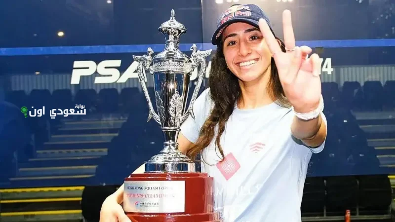 نوران جوهر تحصد آخر جائزة موسم الاسكواش كأفضل لاعبة يونيو