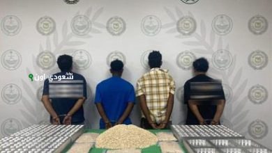 ضبط 177,150 قرصاً مخدراً في جازان