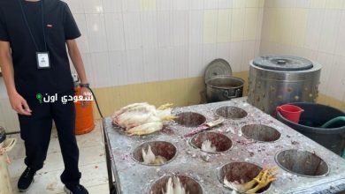ضبط مسلخ عشوائي للدواجن في منطقة الرياض