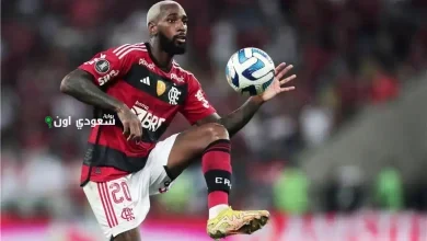 لاعب وسط فلامنجو البرازيلي جيرسون