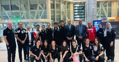 وفد وزارة الشباب يرحب بأبطال منتخب السلاح بعد الفوز في أفريقيا