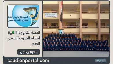 تنسيق الثانوية الفنية لمياه الشرب في الإسكندرية