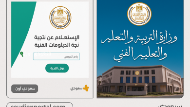 نتيجة الدبلومات الفنية