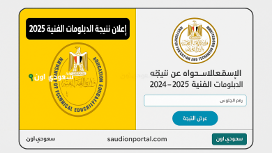 الاستعلام عن نتيجه الدبلومات الفنيه 2025