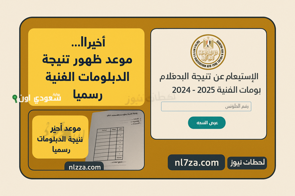 شوف درجاتك.. رابط الاستعلام عن نتيجه الدبلومات الفنيه بالاسم ورقم الجلوس