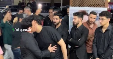 عزاء محمد عواد بمسجد الحامدية الشاذلية وحلمى عبد الباقى يحضر