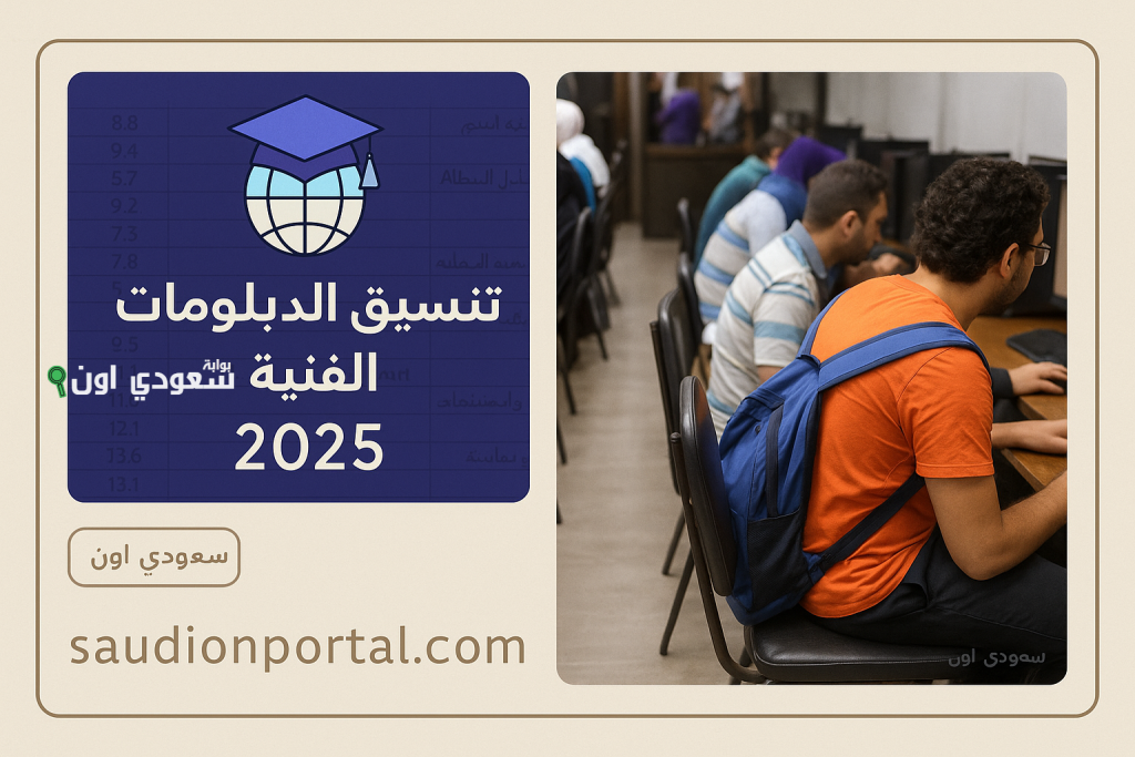70% على الأقل.. مكتب التنسيق للالتحاق بالجامعات يحدد تنسيق الدبلومات الفنية والجامعات المتاحة لحملة الدبلوم