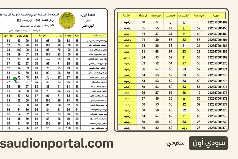 نتائج السادس مهني 2025 موقع نتائجنا