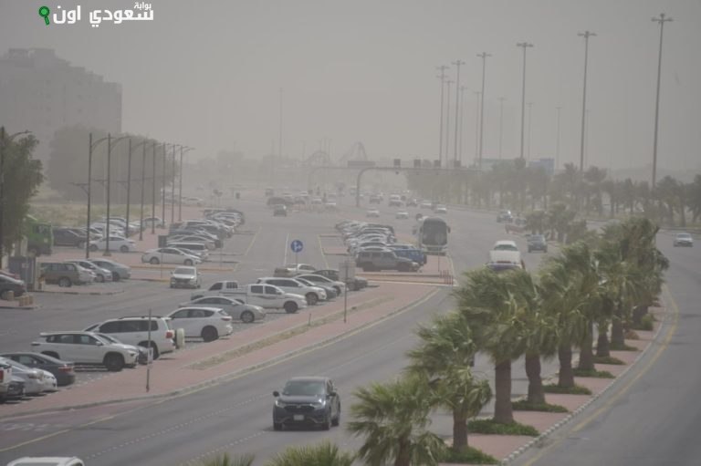تحذير: رياح قوية وتصعيدات غبارية في المنطقة الشرقية اليوم