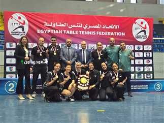 سيدات بتروجت يفوزن بلقب الدوري الممتاز لتنس الطاولة