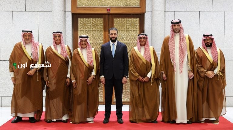 الشرع يلتقي بوفد رجال الأعمال السعوديين