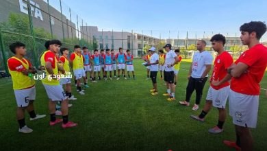 المنتخب الوطني تحت 17 عاماً يستمر في تدريباته بحضور عزام ونبيل