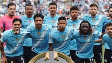 تشكيلة مان سيتي لمواجهة الهلال
