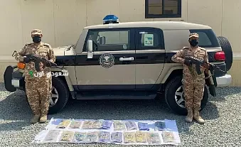 جازان: قوات الأمن تتمكن من إحباط تهريب 18 كيلوجراماً من مادة الحشيش المخدر