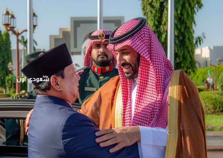 ولي العهد ورئيس إندونيسيا