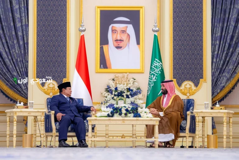 ولي العهد والرئيس الإندونيسي