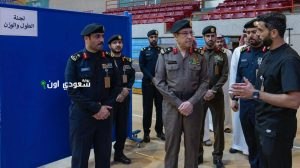وكيل وزارة الداخلية للشؤون العسكرية يقوم بتفقد لجان التقديم لدورة تأهيل الضباط الجامعيين