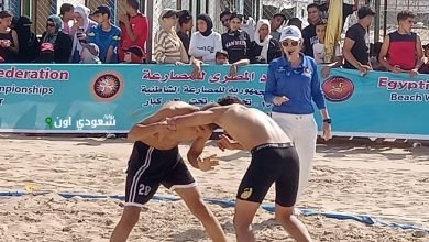 افتتاح بطولة الجمهورية لمنافسات المصارعة الشاطئية في الإسكندرية