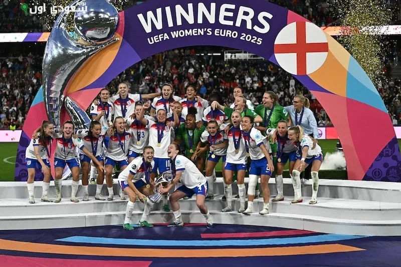 إنجلترا تحقّق لقب يورو السيدات الثاني على التوالي بفوزها على إسبانيا بركلات الترجيح إنجلترا بلقب يورو 2025 للسيدات