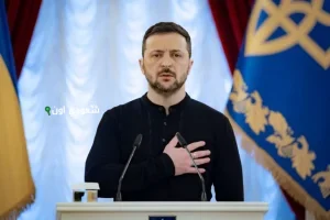 الرئيس الأوكراني فولوديمير زيلينسكي