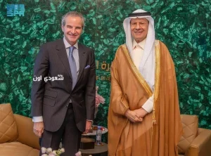 استقبل وزير الخارجية اليوم المدير العام للوكالة الدولية للطاقة الذرية