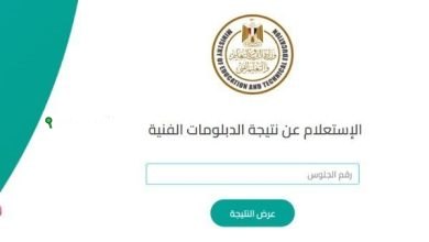 نتائج الدبلومات الفنية 2025