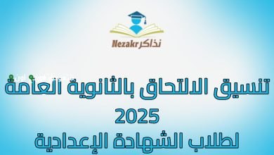تنسيق الثانوية العامة 2025 2026 الدقهلية