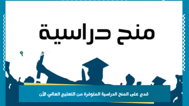 قدم على المنح الدراسية المتوفرة من التعليم العالي الآن