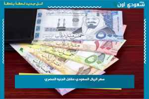 سعر الريال السعودي مقابل الجنيه المصري