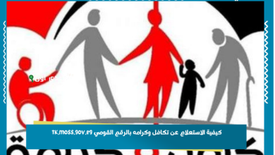 كيفية الاستعلام عن تكافل وكرامه بالرقم القومي tk.moss.gov.eg