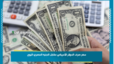 سعر صرف الدولار الأمريكي مقابل الجنيه المصري اليوم