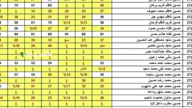 نتائج السادس الاعدادي الدور الاول 2025 بالرقم الامتحاني لجميع المحافظات هامة للطلاب المصريين