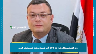 وزير الإسكان يعلن عن طرح 100 ألف وحدة سكنية لمحدودي الدخل
