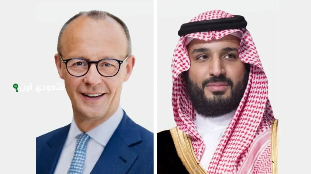 ولي العهد يتلقى مكالمة هاتفية من المستشار الألماني