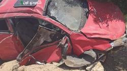 حادث انقلاب سيارة ملاكي