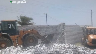 إزالة 570 حالة تعدي في موجة إزالة التعديات ببني سويف