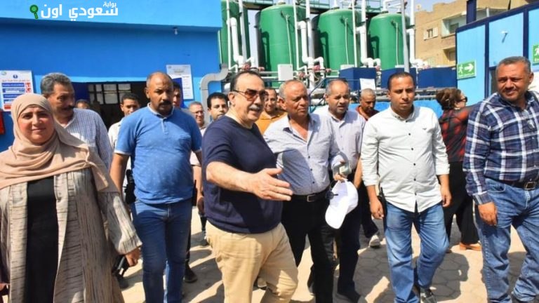 محافظ أسيوط يزور محطة مياه البورة لخدمة 32 ألف مواطن