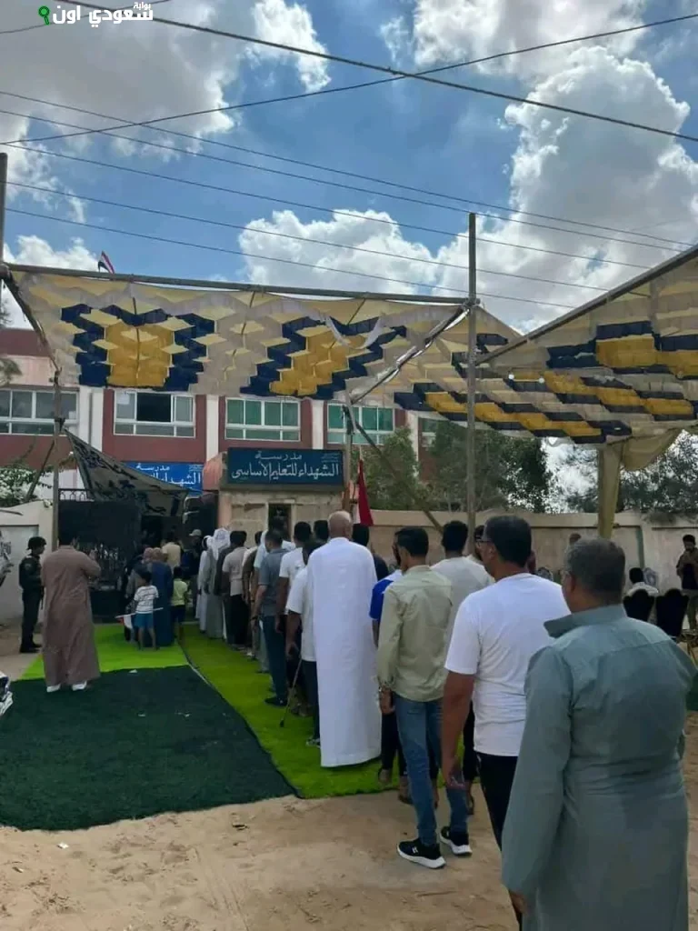 زيادة ملحوظة في حضور المواطنين للجنة مدرسة الشهداء بشمال سيناء خلال الانتخابات