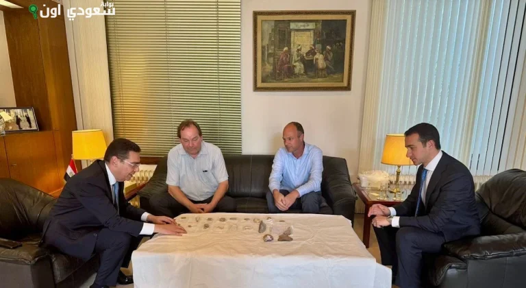 قطع أثرية نادرة, التراث الحضاري في مصر, حماية الآثار المصرية, استعادة الآثار المهربة, وزارة السياحة والآثار, التعاون الدولي في الآثار, الحضارة المصرية القديمة, الزخارف النجمية, الفنون المصرية القديمة, الجهود الحكومية للحفاظ على الآثار