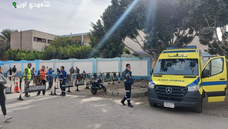 إسعاف الإسماعيلية توفر خدمة خاصة لنقل كبار السن والمرضى إلى لجان الاقتراع