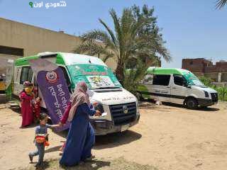 قافلة طبية مجانية تكشف على 1300 مواطن بشبين القناطر