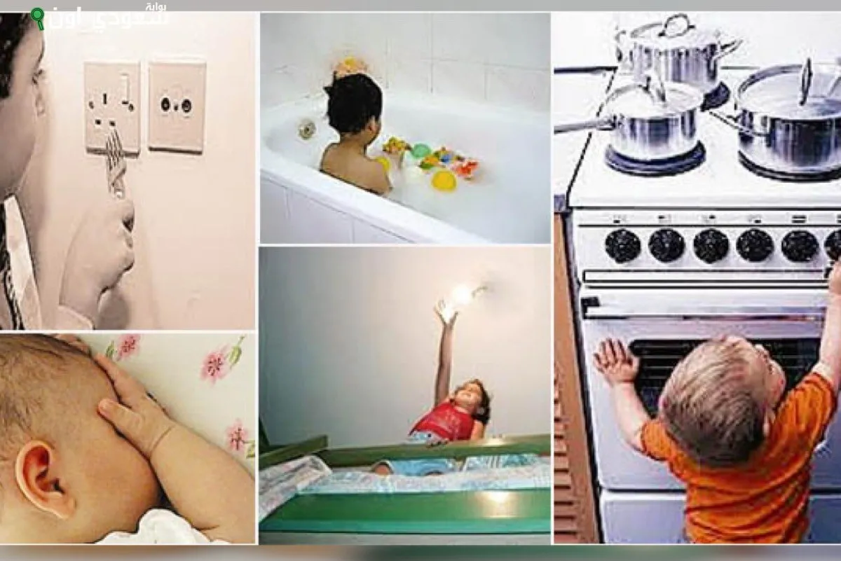 الدفاع المدني يحذر من مخاطر المنازل على سلامة الأطفال