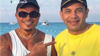 مصطفى قمر يشارك صورة مميزة جمعته مع عمرو دياب لجمهوره قبل قليل