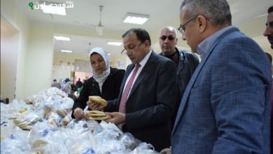 زيارة رئيس جامعة بني سويف للمدينة الجامعية